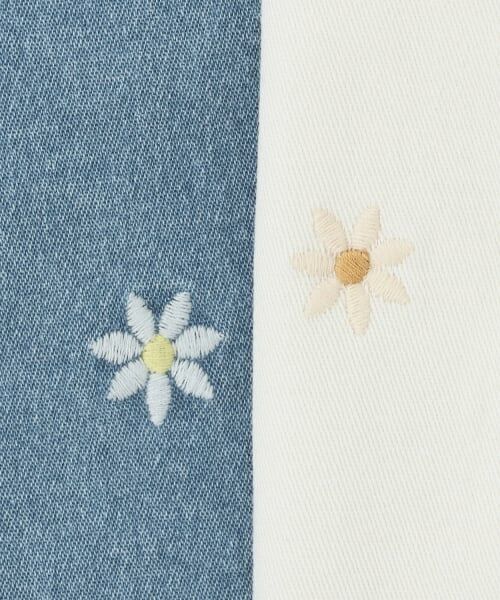 petit main / プティマイン ミニ丈・ひざ丈ワンピース | 花刺しゅうジャンスカ | 詳細8