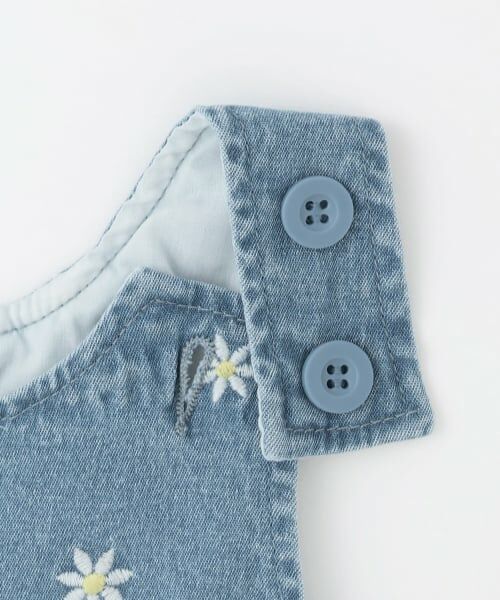 petit main / プティマイン ミニ丈・ひざ丈ワンピース | 花刺しゅうジャンスカ | 詳細9