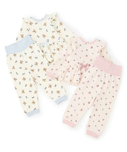 petit main / プティマイン ルームウェア | GIRLSスムースパジャマ | 詳細16