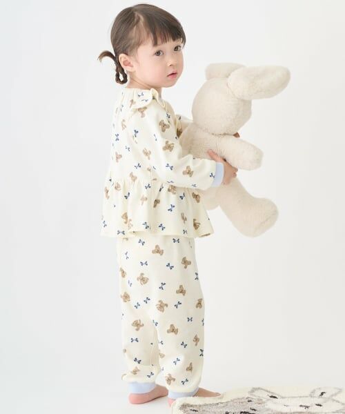 petit main / プティマイン ルームウェア | GIRLSスムースパジャマ | 詳細2