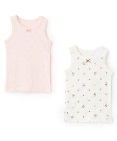 petit main / プティマイン その他インナー・ルームウェア | 【弱酸性】女児タンク肌着2P