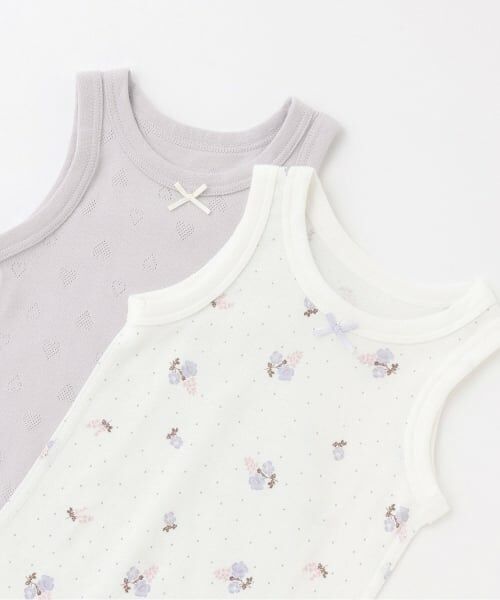 petit main / プティマイン その他インナー・ルームウェア | 【弱酸性】女児タンク肌着2P | 詳細2
