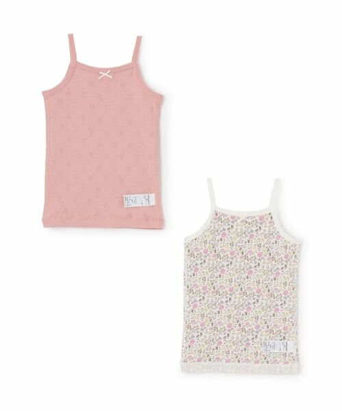 petit main / プティマイン その他インナー・ルームウェア | 【弱酸性】女児キャミ肌着2P（モデレート ピンク）