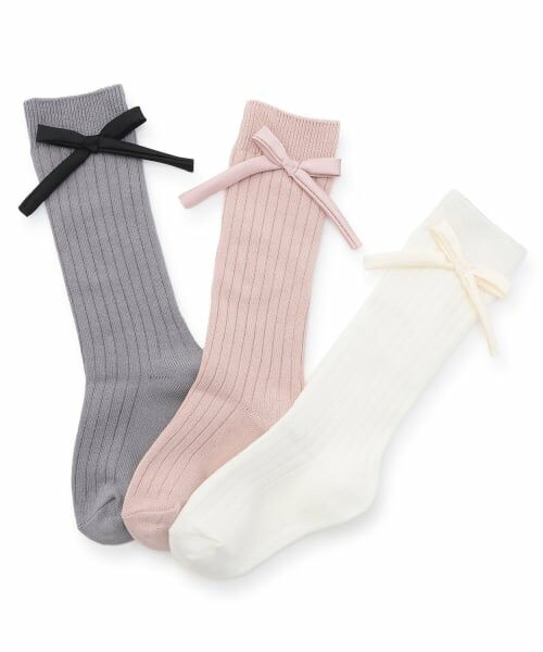 petit main / プティマイン ソックス | リボンハイソックス | 詳細4