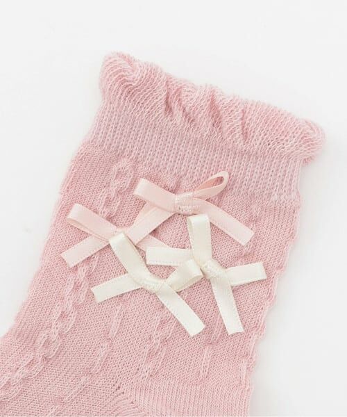 petit main / プティマイン ソックス | メニーリボンクルーソックス | 詳細1