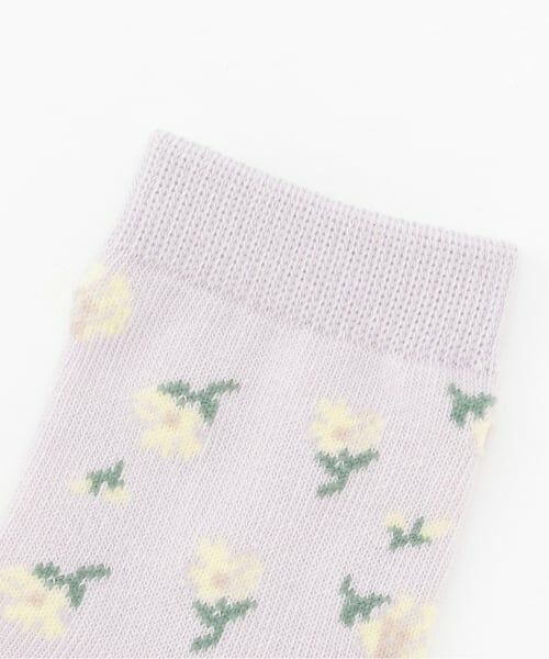 petit main / プティマイン ソックス | 花柄クルーソックス2P | 詳細1