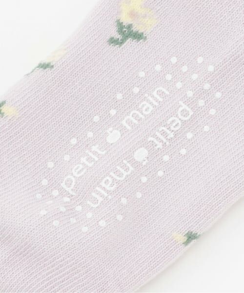 petit main / プティマイン ソックス | 花柄クルーソックス2P | 詳細3