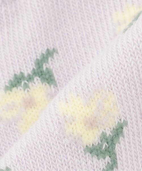 petit main / プティマイン ソックス | 花柄クルーソックス2P | 詳細4