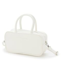 petit main / プティマイン ボストンバッグ | 【リンク】レザー調ボストンバッグ