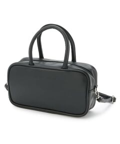 petit main / プティマイン ボストンバッグ | 【リンク】レザー調ボストンバッグ