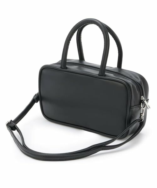 petit main / プティマイン ボストンバッグ | 【リンク】レザー調ボストンバッグ | 詳細1
