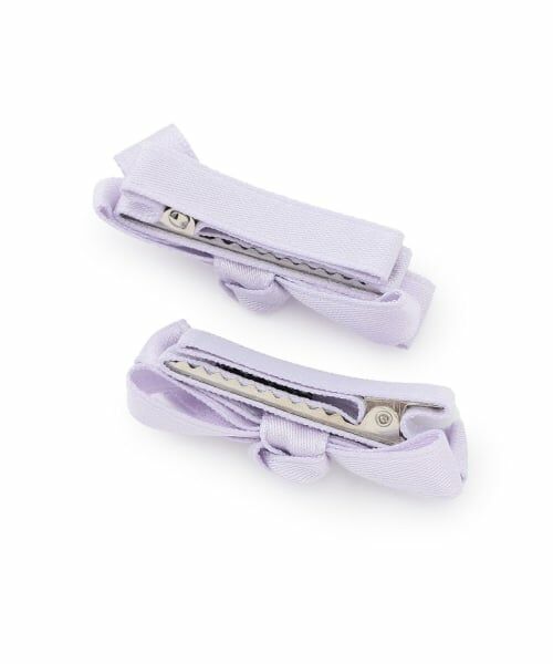petit main / プティマイン ヘアピン | リボンヘアクリップ2P | 詳細1