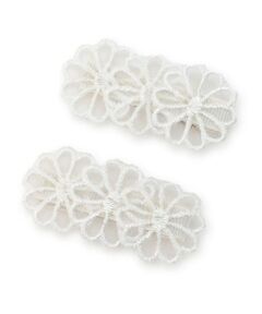 petit main / プティマイン ヘアピン | レースフラワーヘアクリップ2P/L