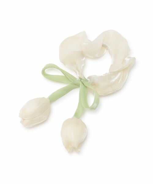 petit main / プティマイン ヘアゴム・シュシュ | アソートシュシュ/L（アイボリー）