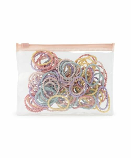 petit main / プティマイン ヘアゴム・シュシュ | ポーチ入りヘアゴムセット/L（マルチ）