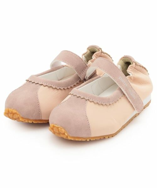 petit main / プティマイン ビジネス・ドレスシューズ | ワンストラップシューズ（サーモン ピンク）