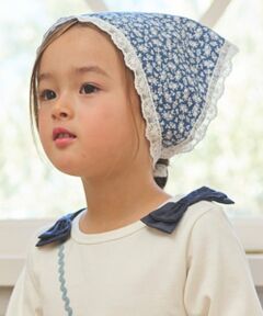 petit main / プティマイン カチューシャ・カチューム・その他 | レースつきバブーシュカ/L