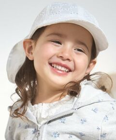 petit main / プティマイン キャップ | 【UV加工】日よけリボンキャップ