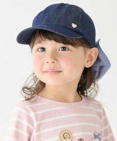 petit main / プティマイン キャップ | 【UV加工】日よけリボンキャップ