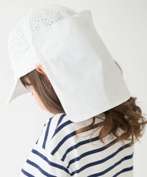 petit main / プティマイン キャップ | 【UV加工】日よけリボンキャップ | 詳細1