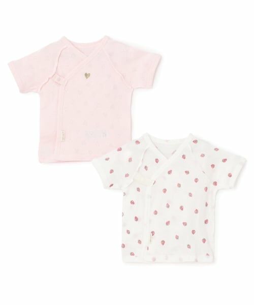 petit main / プティマイン 肌着 | 【弱酸性】短肌着（ライト ピンク）