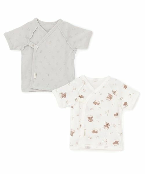 petit main / プティマイン 肌着 | 【弱酸性】短肌着（ライト グリーン）