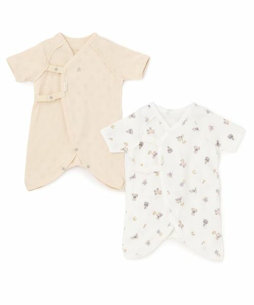 petit main / プティマイン 肌着 | 【弱酸性】コンビ肌着（クリーム）