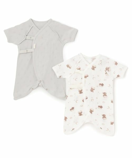 petit main / プティマイン 肌着 | 【弱酸性】コンビ肌着（ライト グリーン）