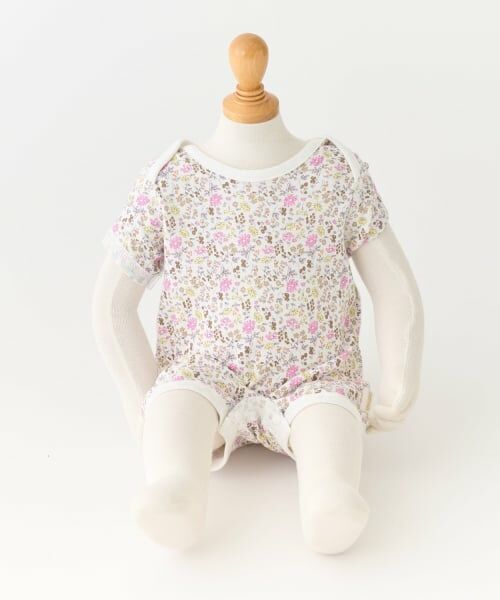 petit main / プティマイン ロンパース | 【弱酸性】ボディスーツ（モデレート ピンク）