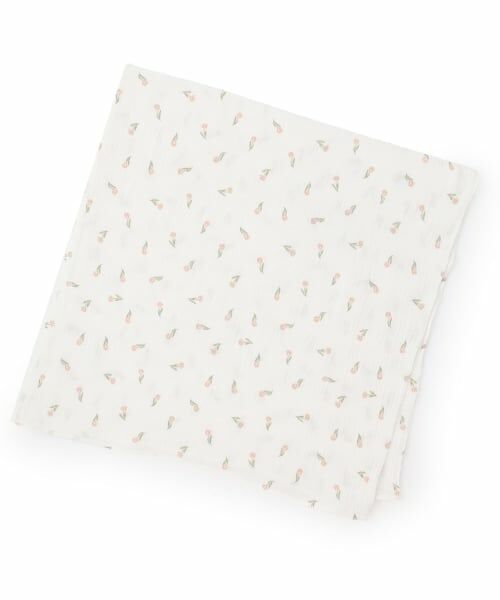 petit main / プティマイン ベビー・キッズウエア | ガーゼおくるみ（ピンク）