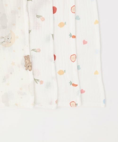 petit main / プティマイン ベビー・キッズウエア | ガーゼおくるみ | 詳細1