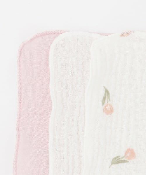 petit main / プティマイン ベビー・キッズグッズ | ガーゼ小3P | 詳細1