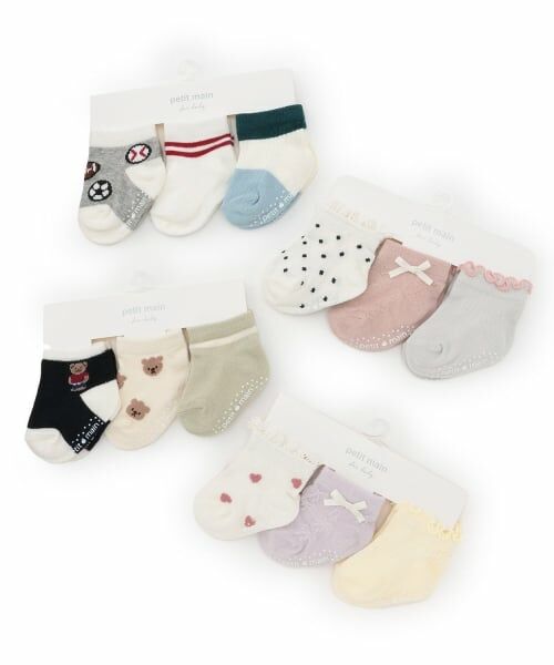 petit main / プティマイン ベビー・キッズウエア | BABY3Pソックス | 詳細6