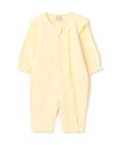 petit main / プティマイン ロンパース | レースフリルカバーオール