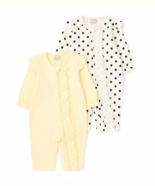 petit main / プティマイン ロンパース | レースフリルカバーオール | 詳細6