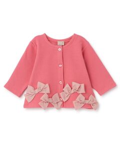 petit main / プティマイン ベビー・キッズウエア | 【リンク】リボンカーディガン