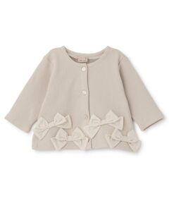 petit main / プティマイン ベビー・キッズウエア | 【リンク】リボンカーディガン