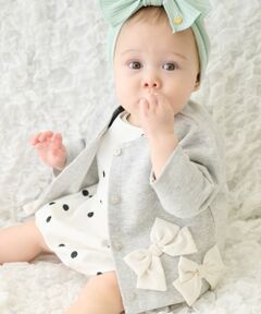 petit main / プティマイン ベビー・キッズウエア | 【リンク】リボンカーディガン