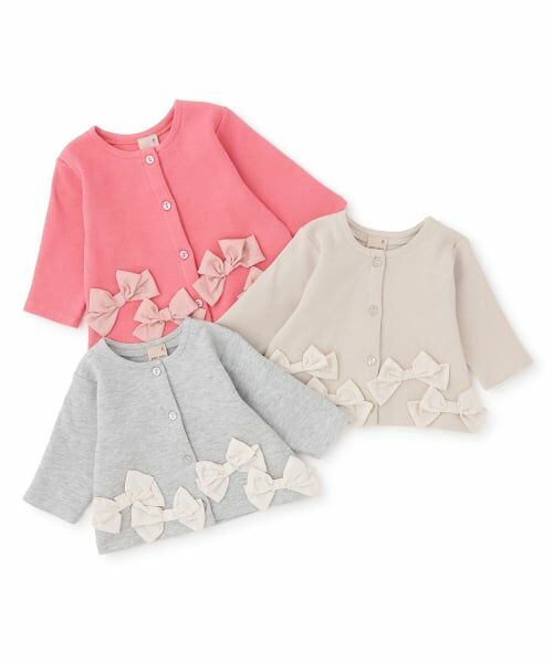 petit main / プティマイン ベビー・キッズウエア | 【リンク】リボンカーディガン | 詳細15