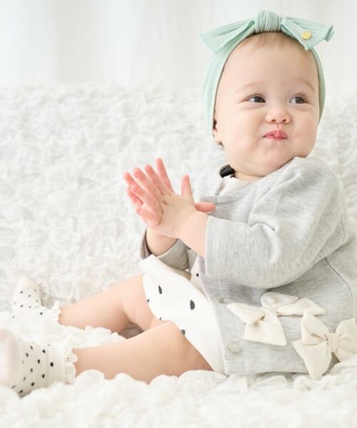 petit main / プティマイン ベビー・キッズウエア | 【リンク】リボンカーディガン | 詳細2