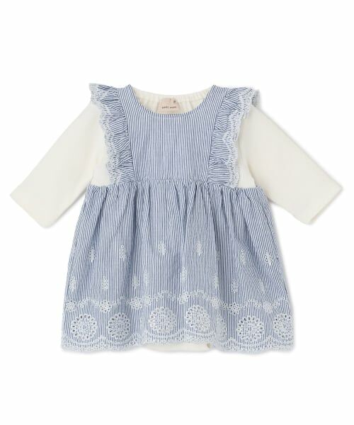 petit main / プティマイン ロンパース | 【リンク】ドッキングOP7分袖ロンパース | 詳細4