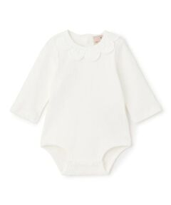 petit main / プティマイン ロンパース | スカラップ衿ロンパース