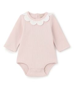 petit main / プティマイン ロンパース | スカラップ衿ロンパース