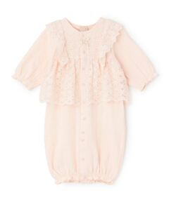 petit main / プティマイン ロンパース | 【オーガニック】ペプラム切替2WAYオール