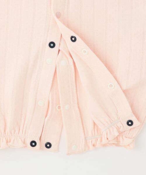 petit main / プティマイン ロンパース | 【オーガニック】ペプラム切替2WAYオール | 詳細10