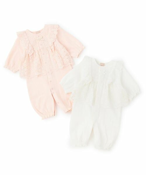 petit main / プティマイン ロンパース | 【オーガニック】ペプラム切替2WAYオール | 詳細12