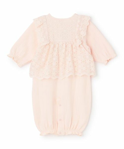 petit main / プティマイン ロンパース | 【オーガニック】ペプラム切替2WAYオール | 詳細4