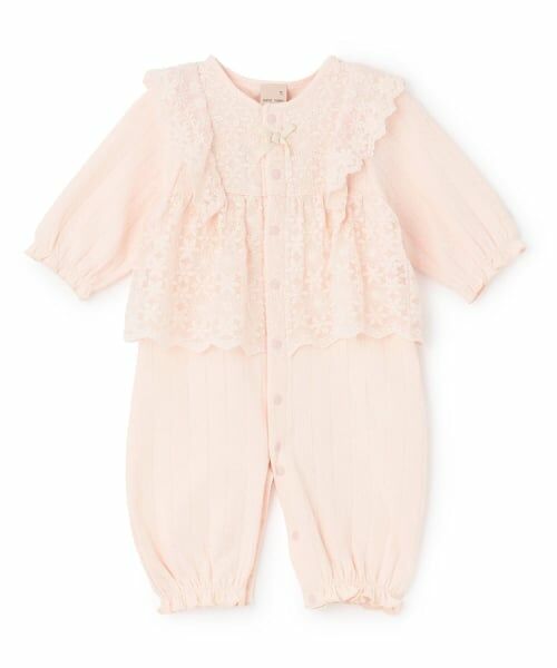 petit main / プティマイン ロンパース | 【オーガニック】ペプラム切替2WAYオール | 詳細5