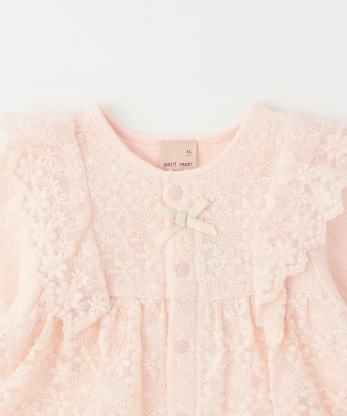 petit main / プティマイン ロンパース | 【オーガニック】ペプラム切替2WAYオール | 詳細6