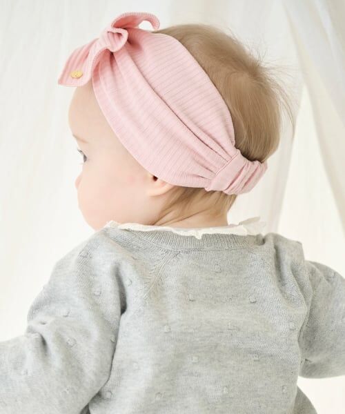 petit main / プティマイン ベビー・キッズグッズ | リボンヘアバンド | 詳細1